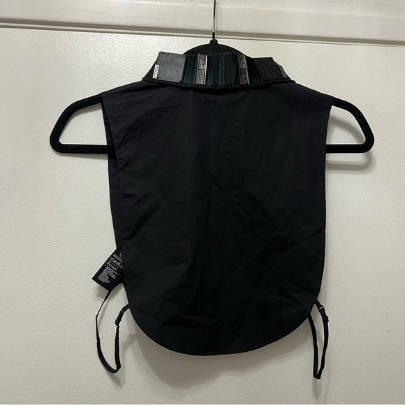 COS Embellished Dickey Collar Black Size XS/S Layering Piece - Picture 7 of 7